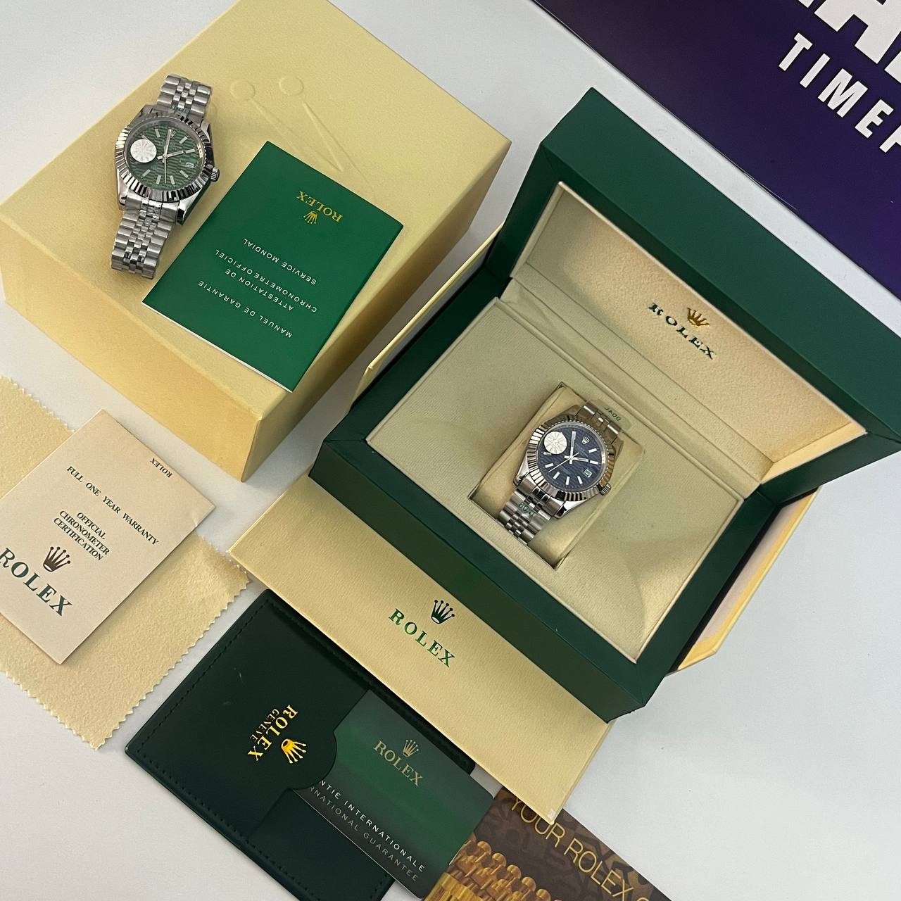 Montre rlx DAYJUST mecanique AAA BLEU