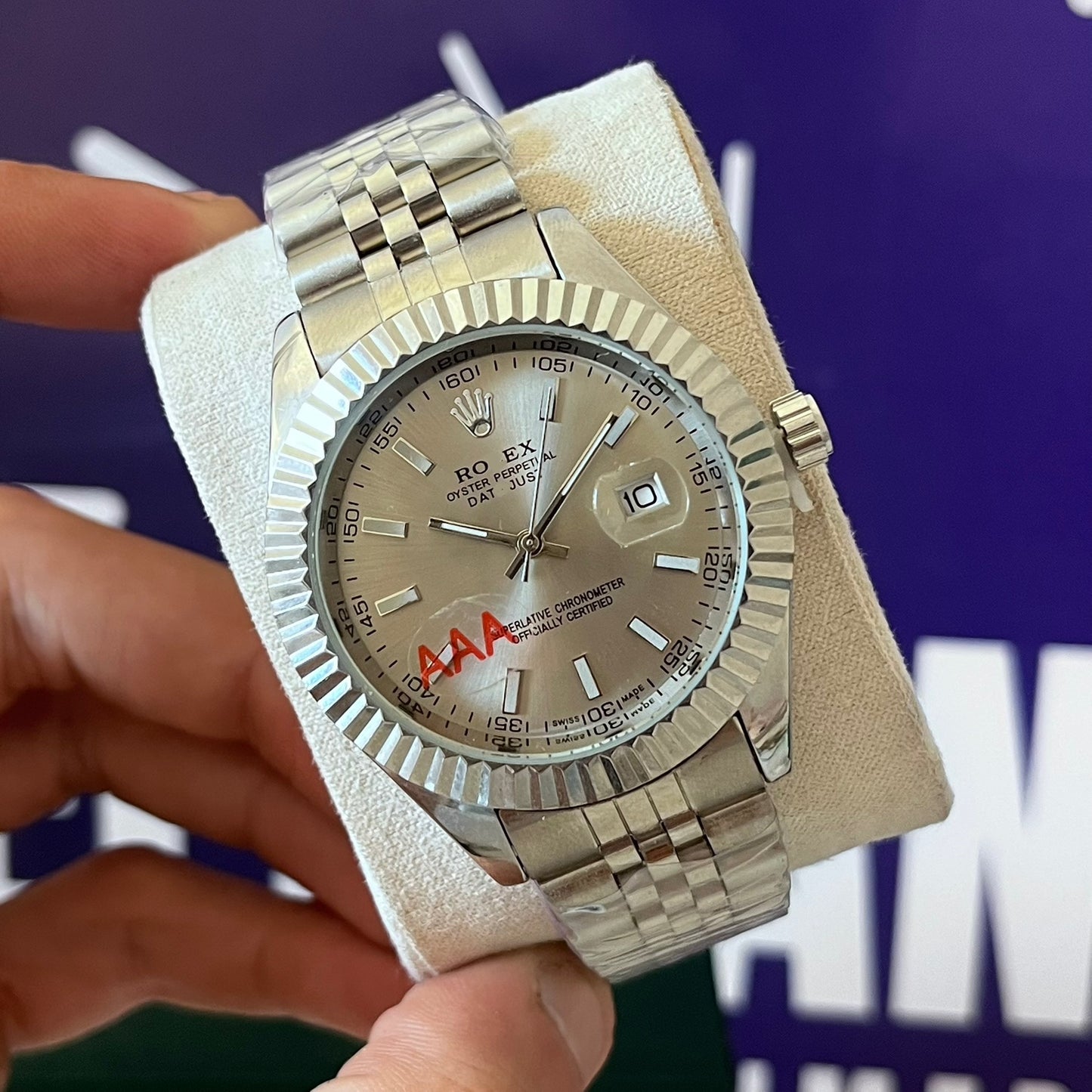 Montre rlx DATE. JUST