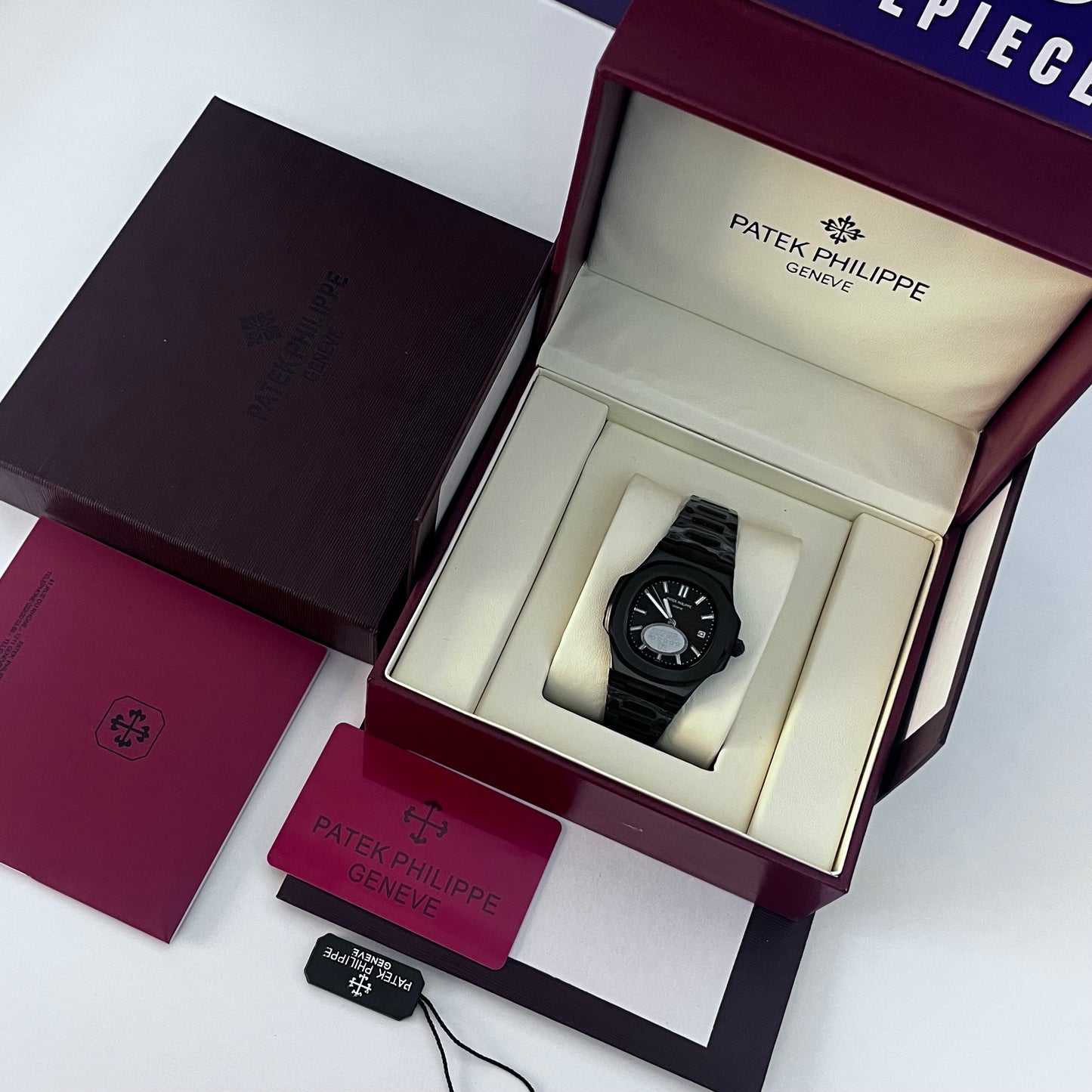 Montre PATEK nautilus mecanique AAA BLACK BLACK