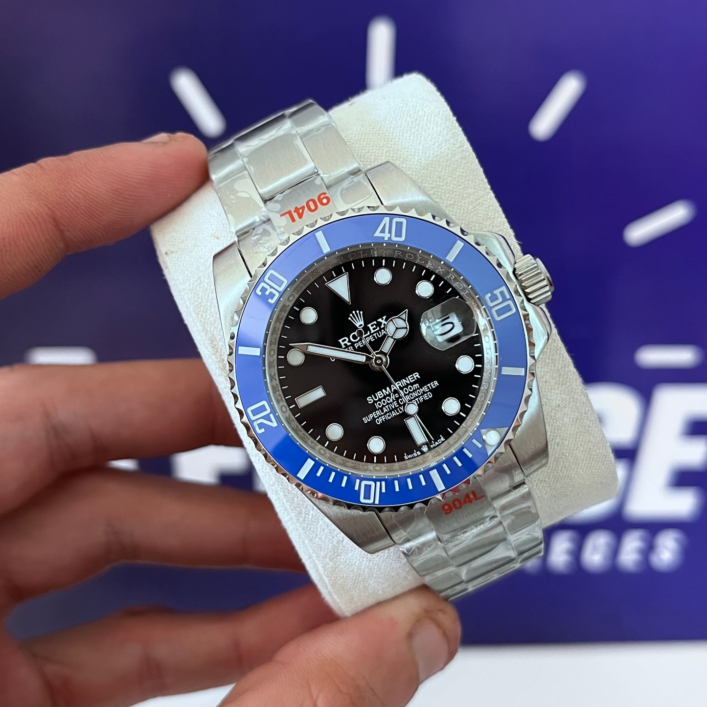 Montre rlx SUB mecanique SMEURF AAA