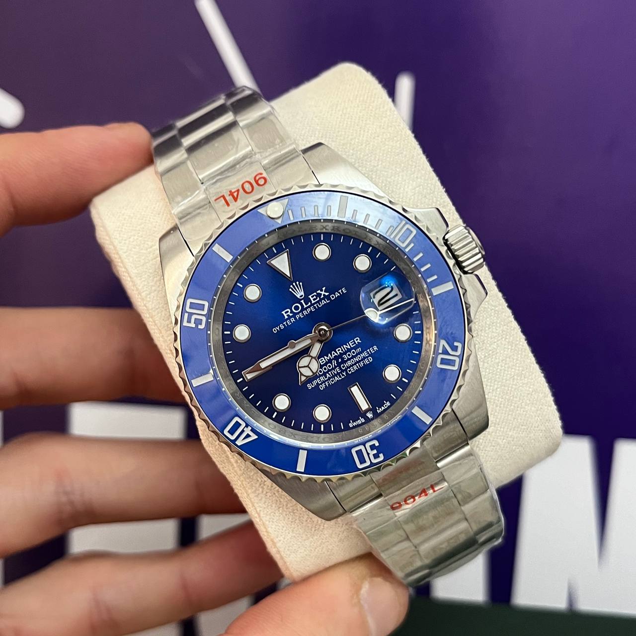 Montre rlx SUB mecanique BLEU AAA