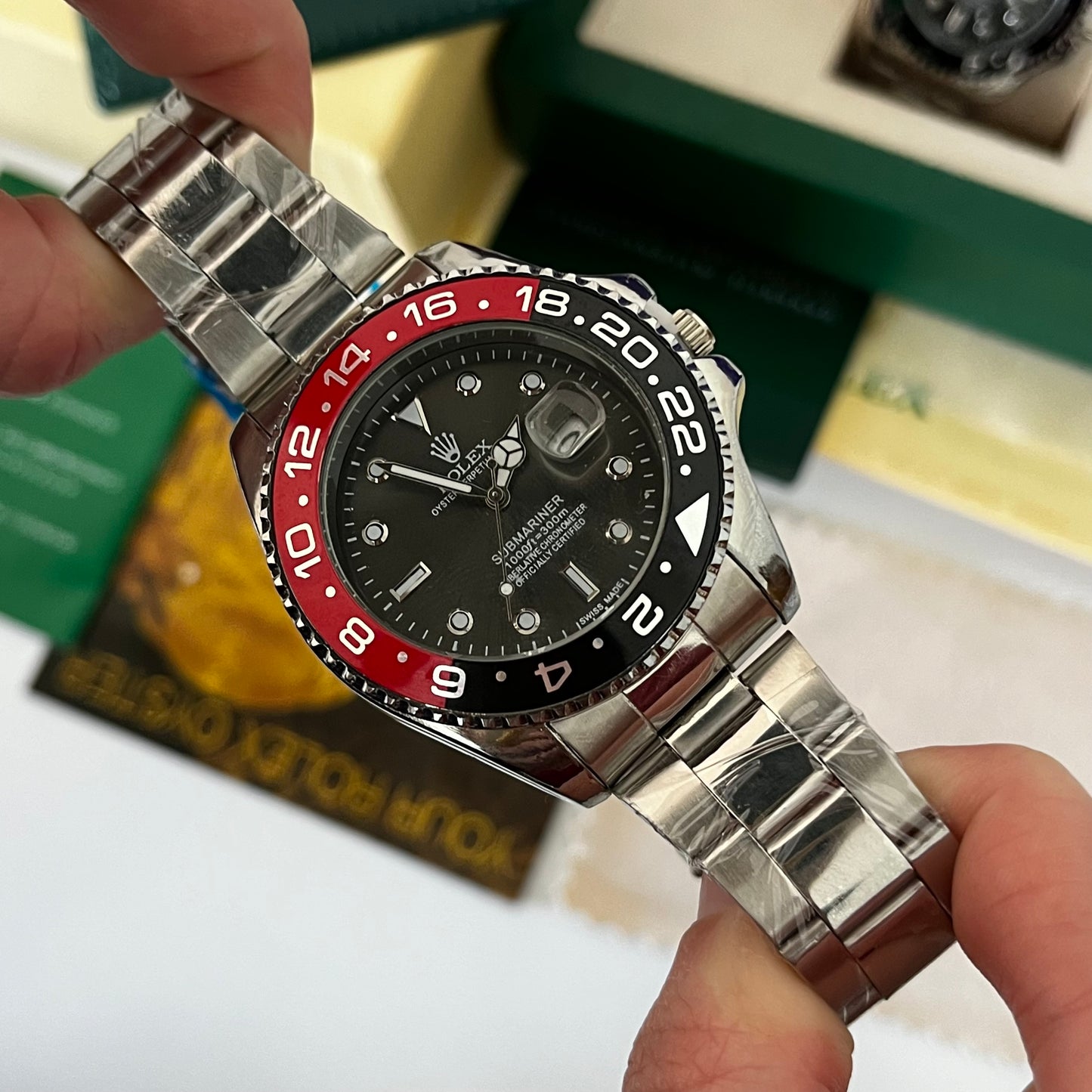 Montre rlx GMT COCA et PEPSI BRACELET OYESTER