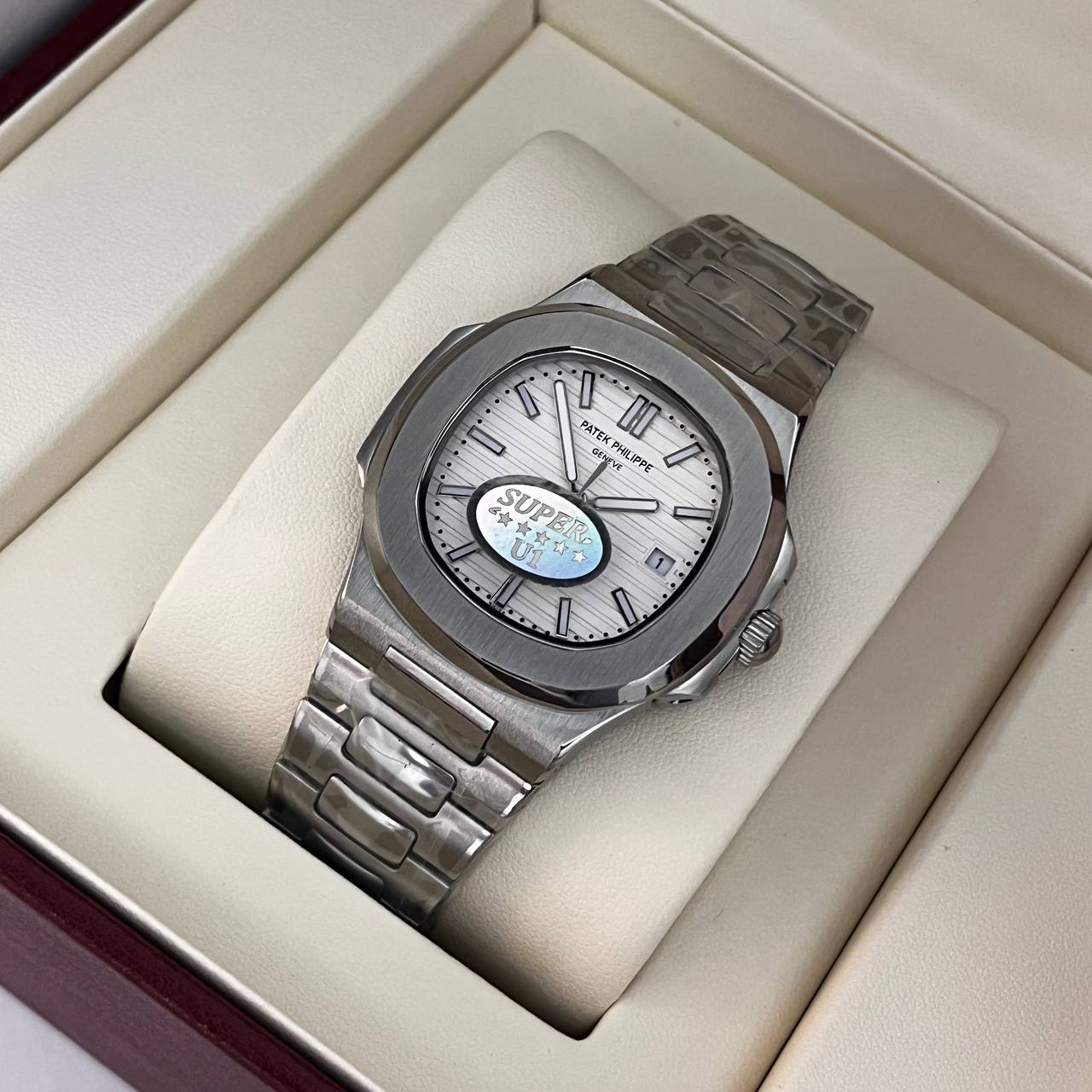 Montre PATEK nautilus mecanique AAA BLANC