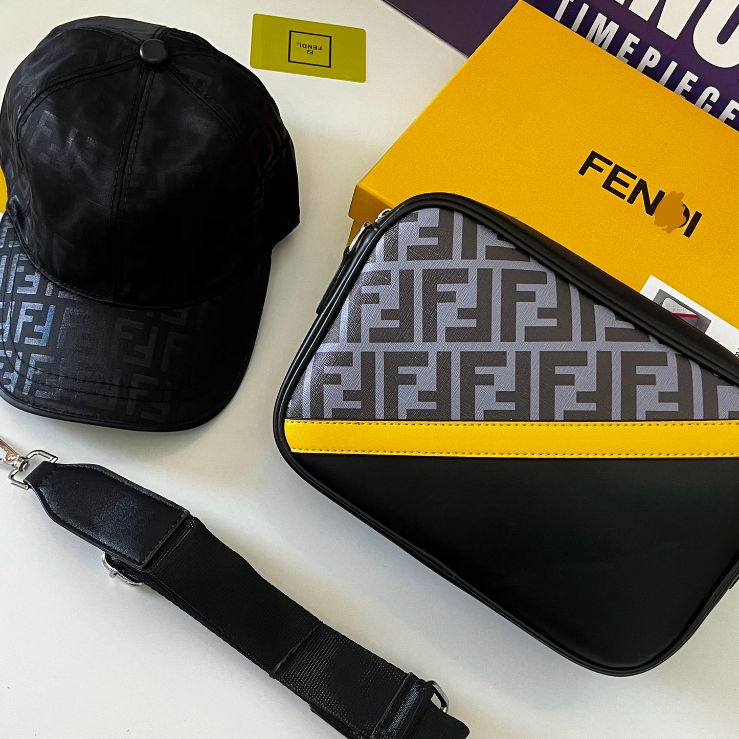 PACK FENDI NOIR ( AVEC BOITE ) 🇨🇳