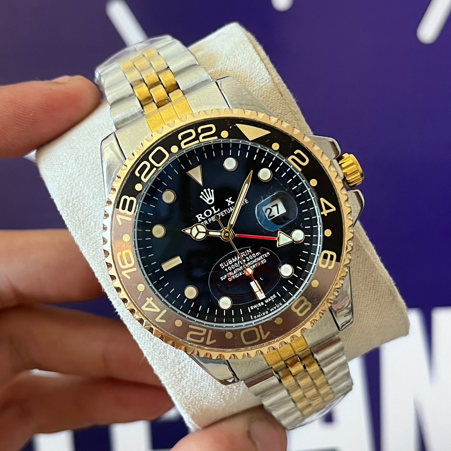 Montre rlx GMT SILVER