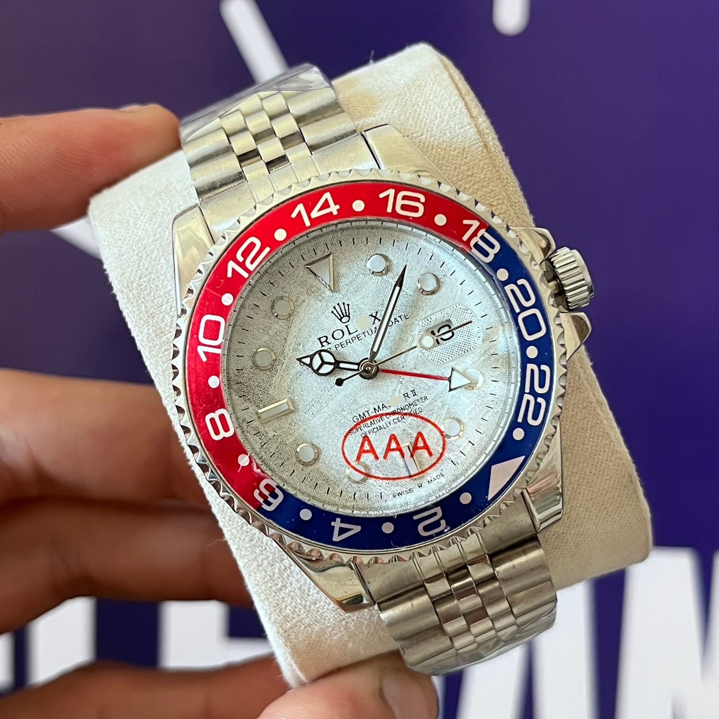 Montre rlx GMT WHITE