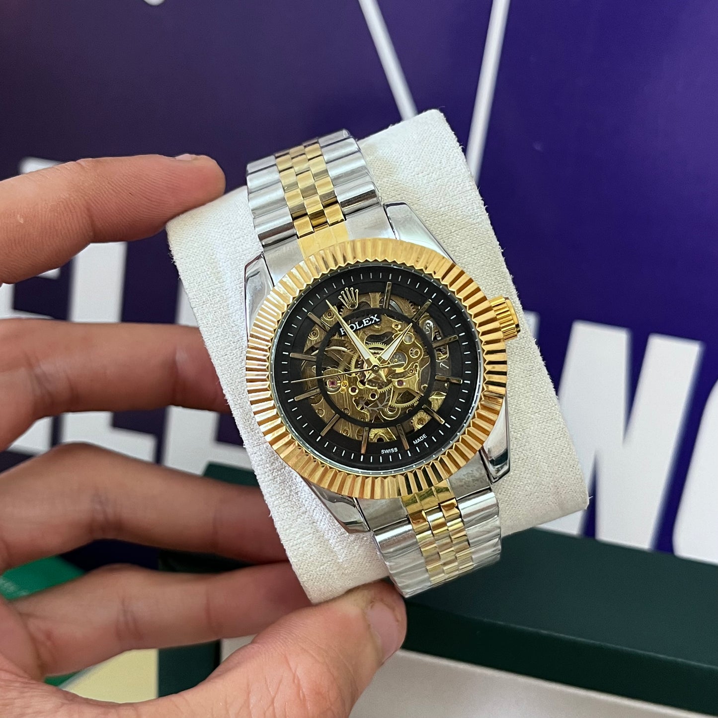 Montre rlx SKELTON MECANIQUE
