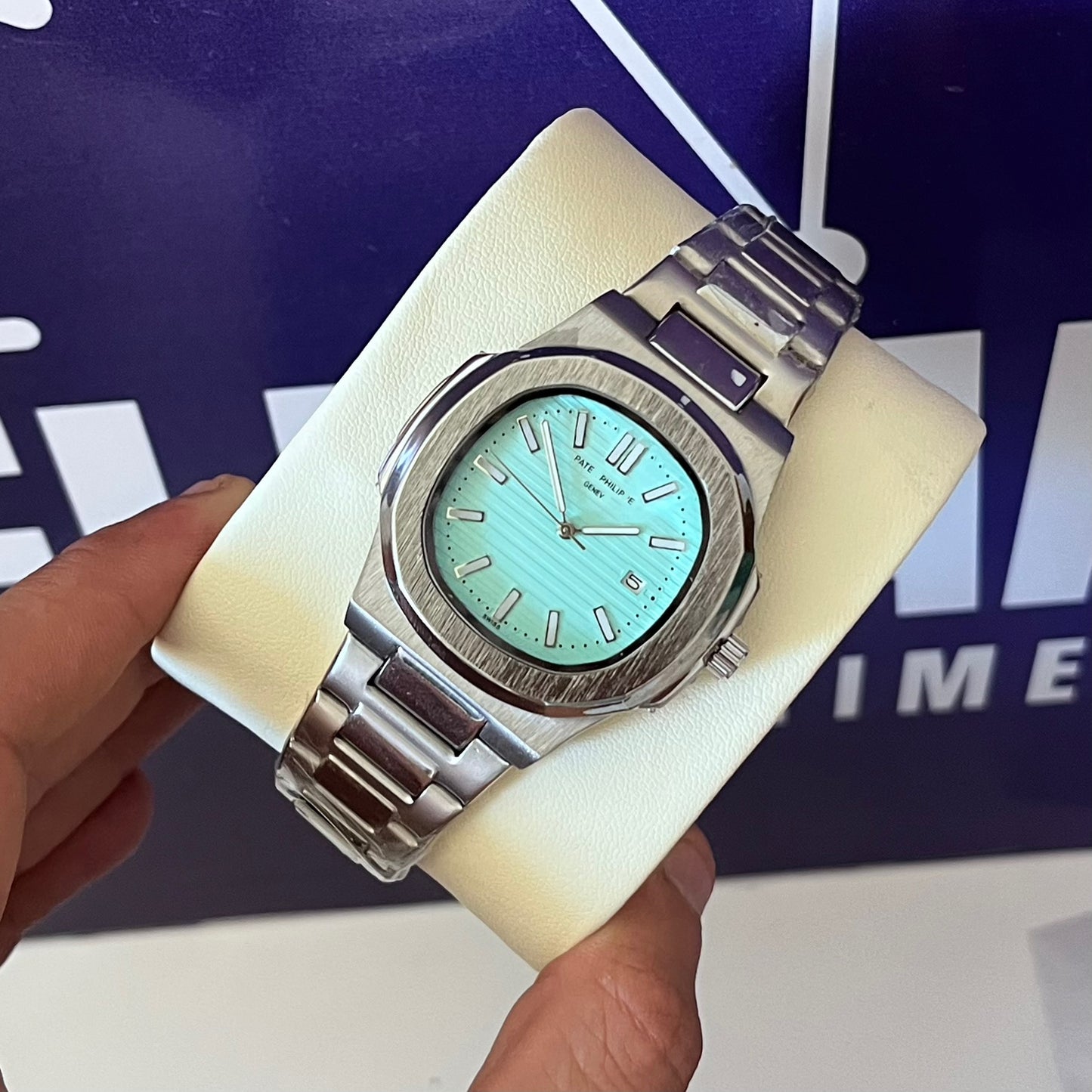Montre patek stainless steel