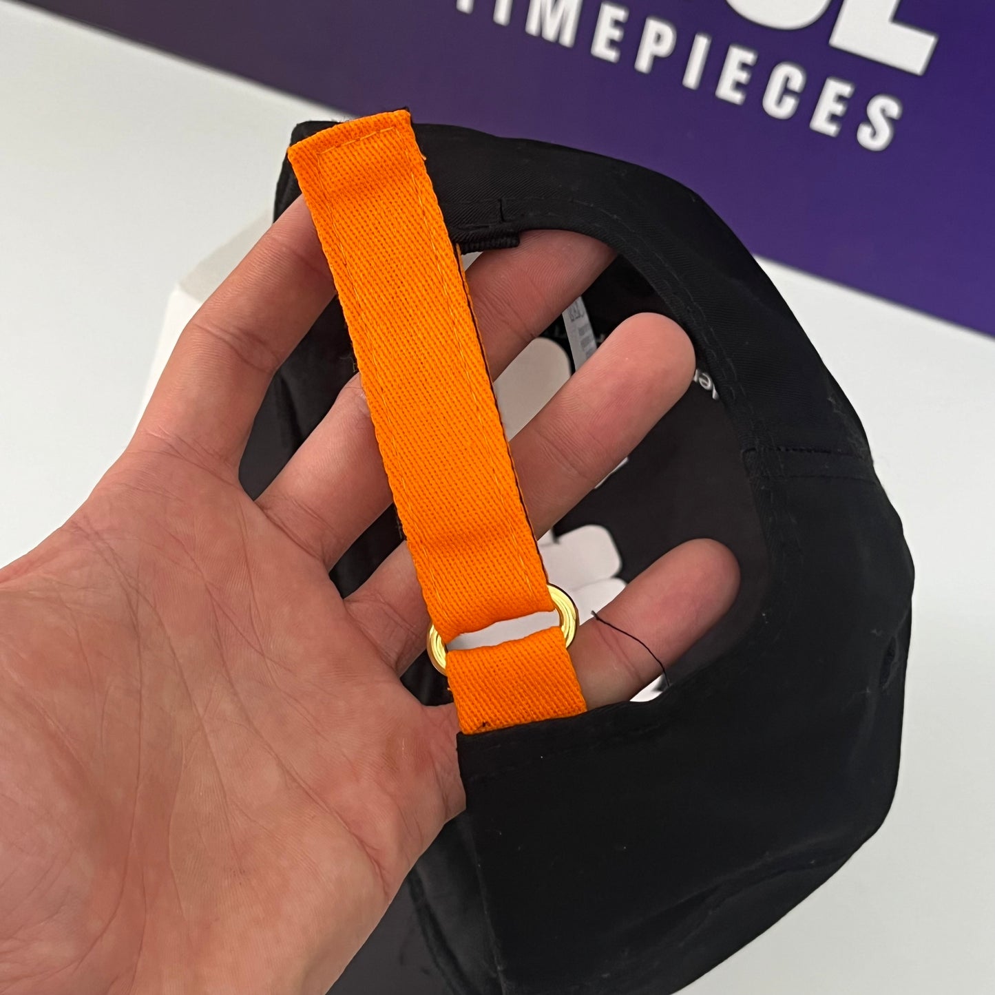 Casquette HERMES NOIR ORANGE 🇨🇳