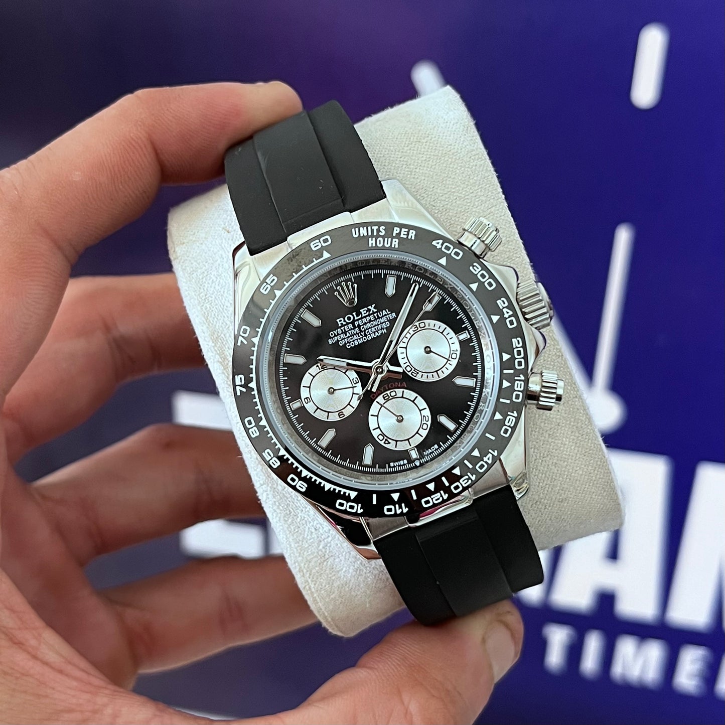 Montre rlx DAYTO mecanique SILICONE NOIR AAA