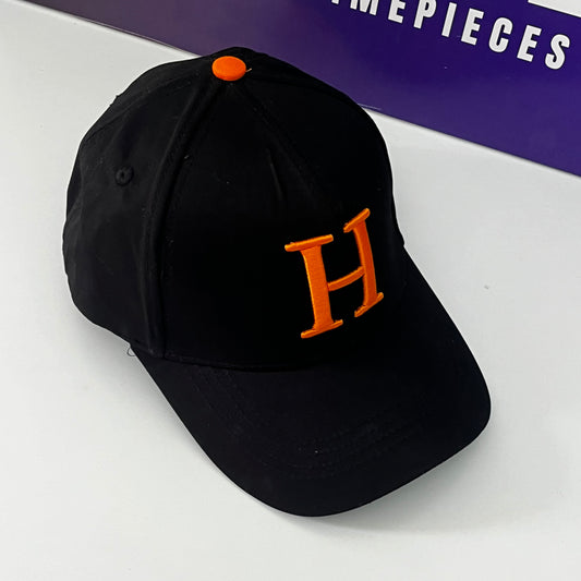 Casquette HERMES NOIR ORANGE 🇨🇳