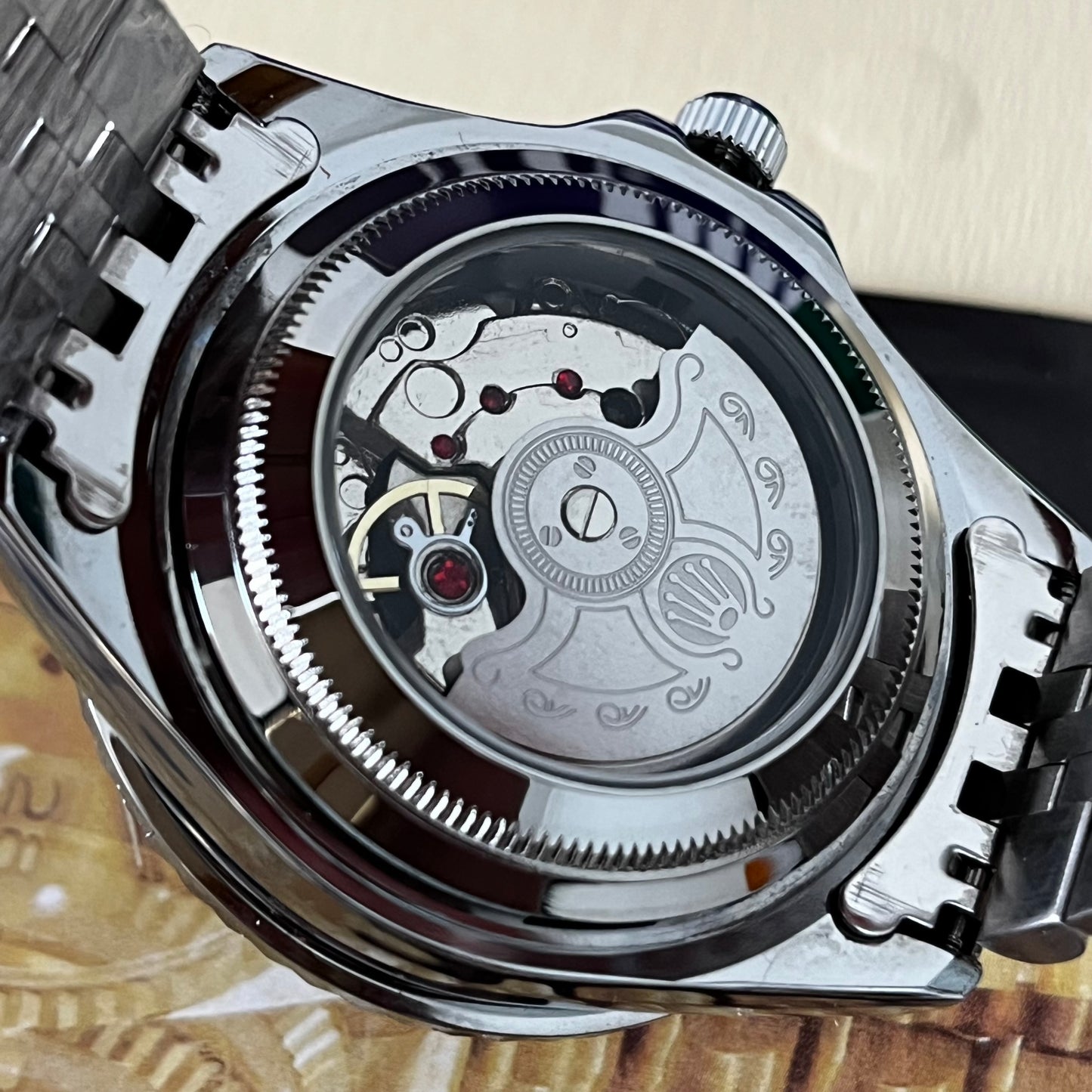 Montre rlx GMT 2T BATMAN FAKE MOTEUR