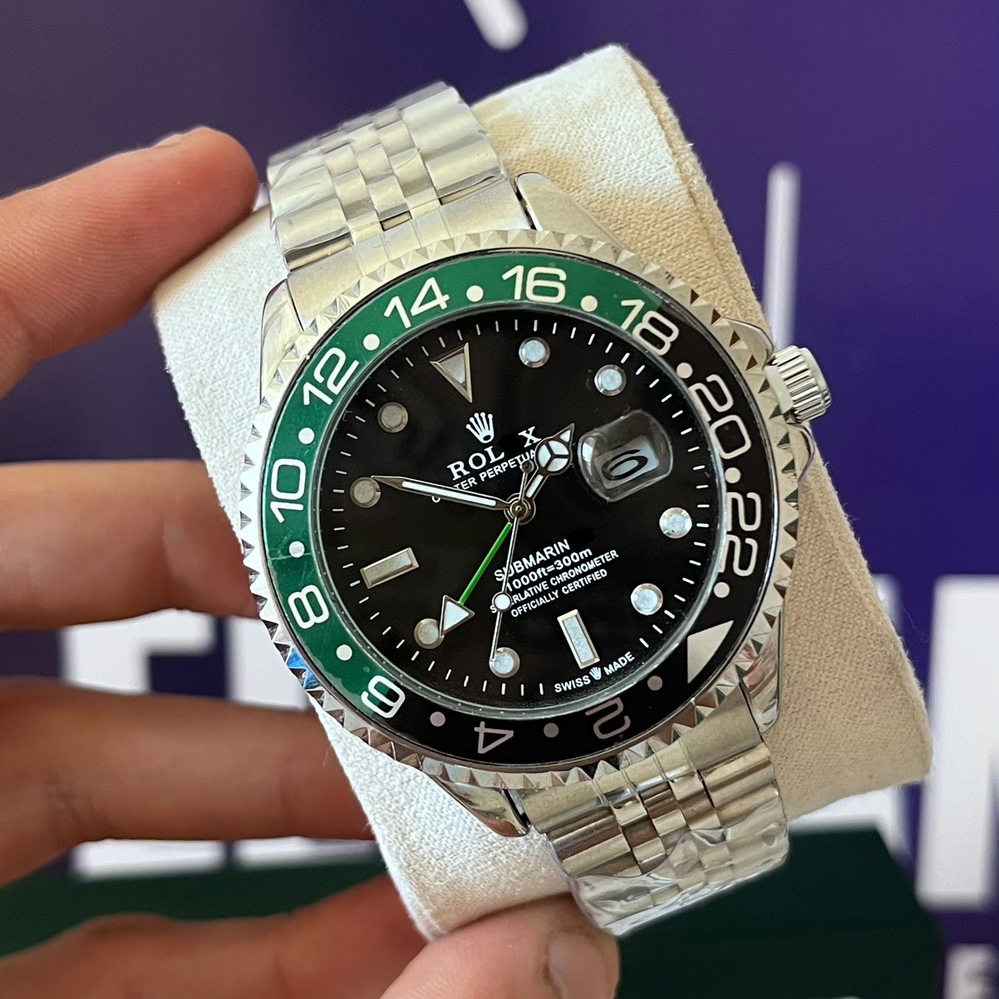 Montre rlx GMT SILVER