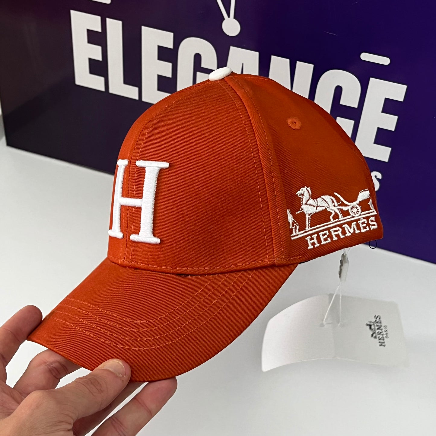 Casquette HERMES ORANGE