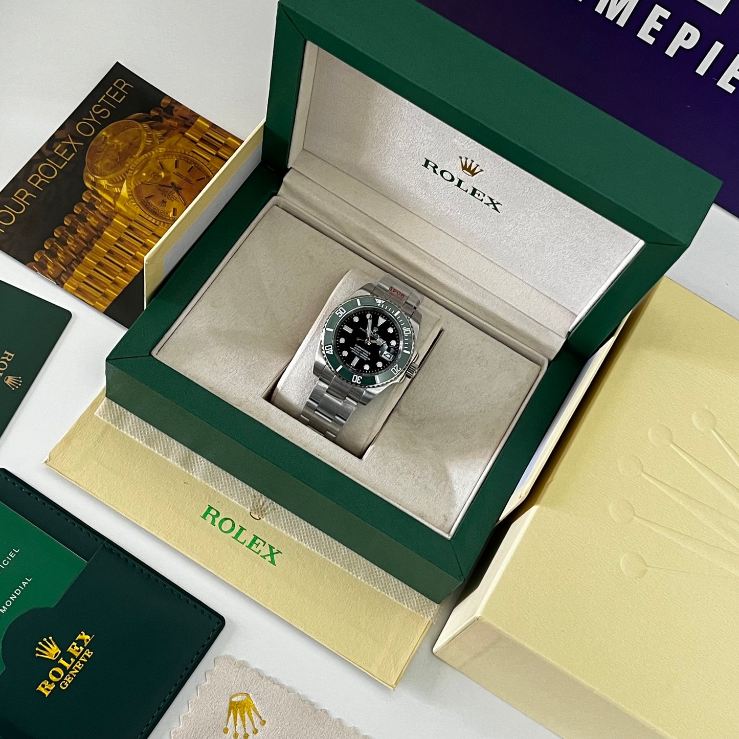 Montre rlx SUB mecanique STARBUCKS HAUTE GAMME