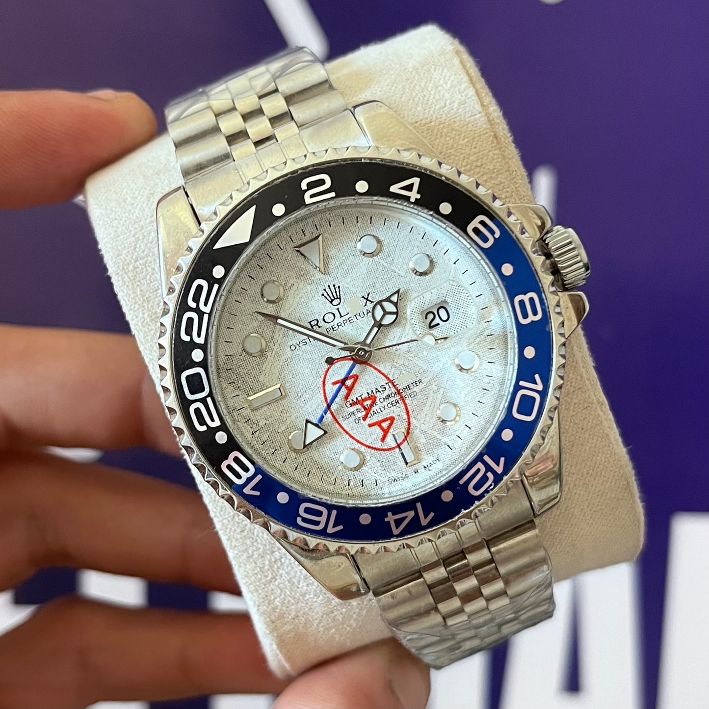 Montre rlx GMT WHITE