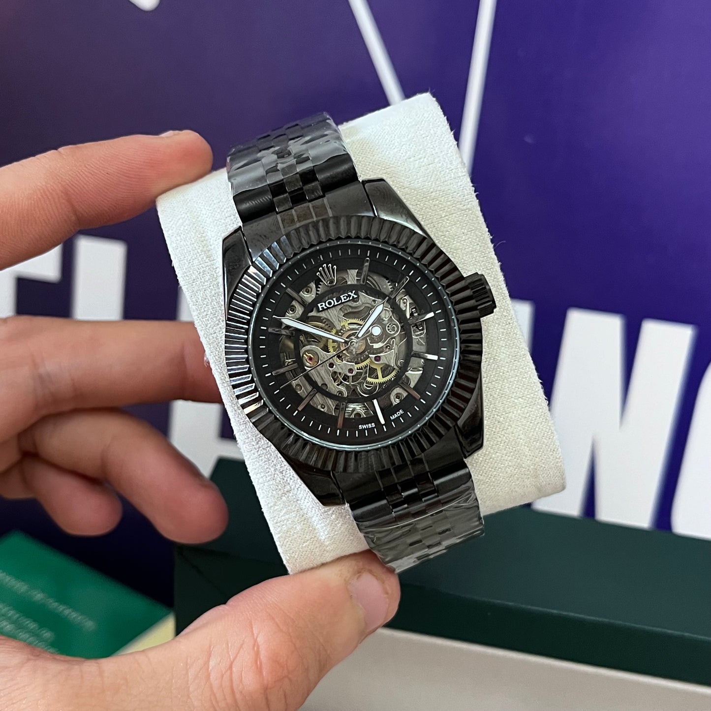 Montre rlx SKELTON MECANIQUE