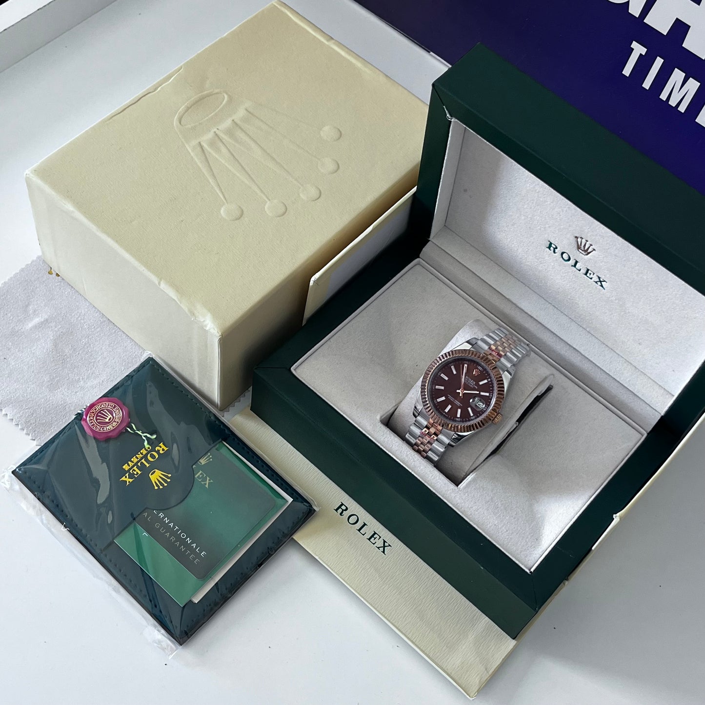 Montre rlx DAY 2t ROSE GOLD mecanique AAA