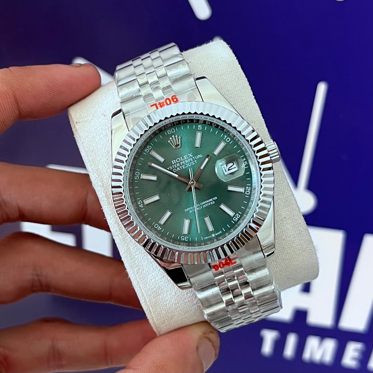 Montre rlx DATE DIAL GREEN mecanique AAA