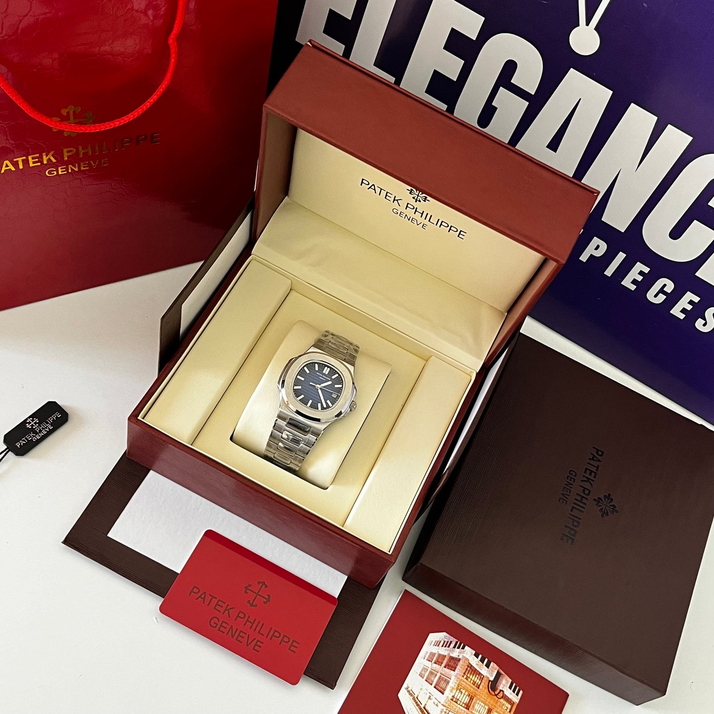 Montre PATEK nautilus mecanique AAA BLEU NUIT