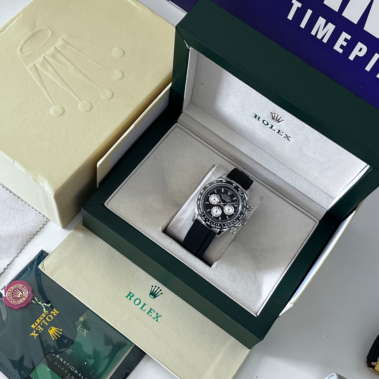 Montre rlx DAYTO mecanique SILICONE NOIR AAA