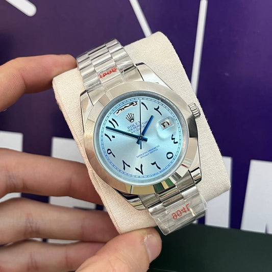 Montre rlx ARABIC DIAL BLEU TIFFANY mecanique AAA