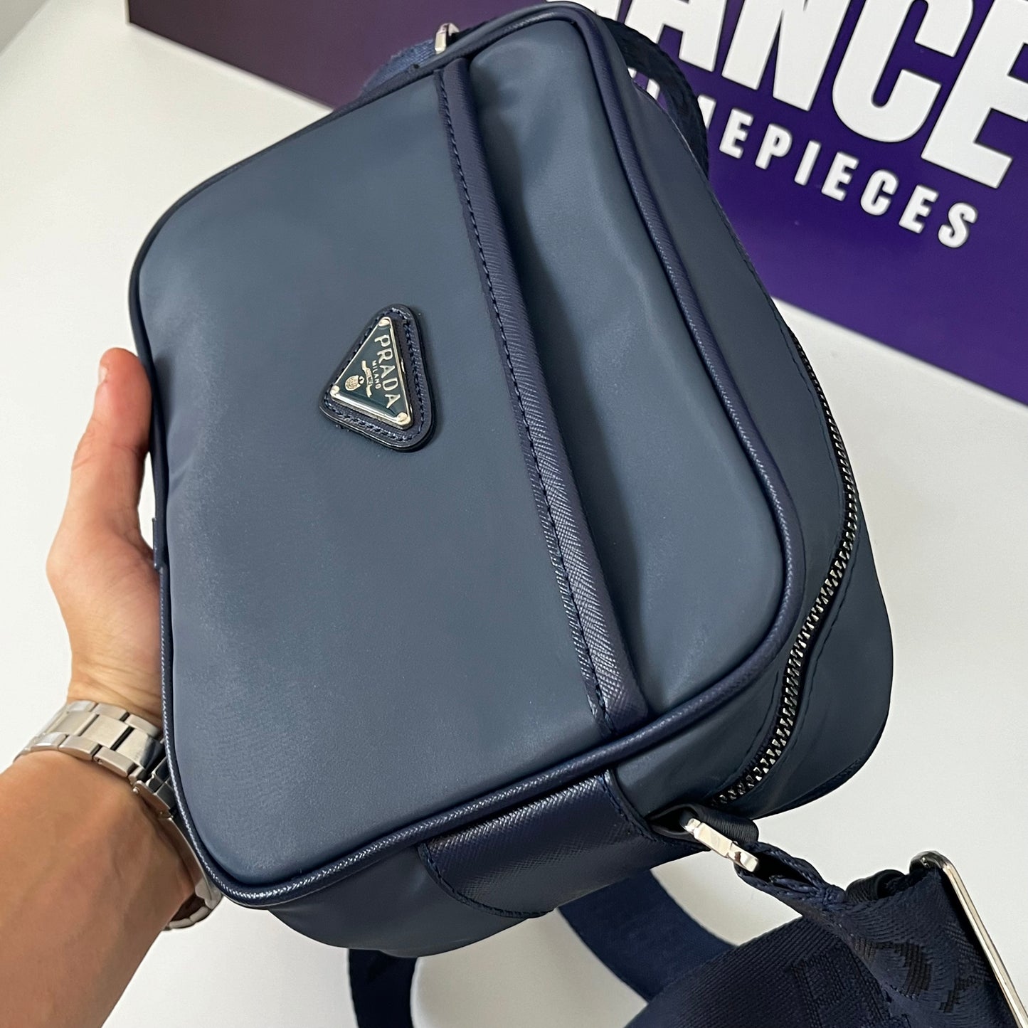 Sacoche PRADA bleu nuit 🇨🇳
