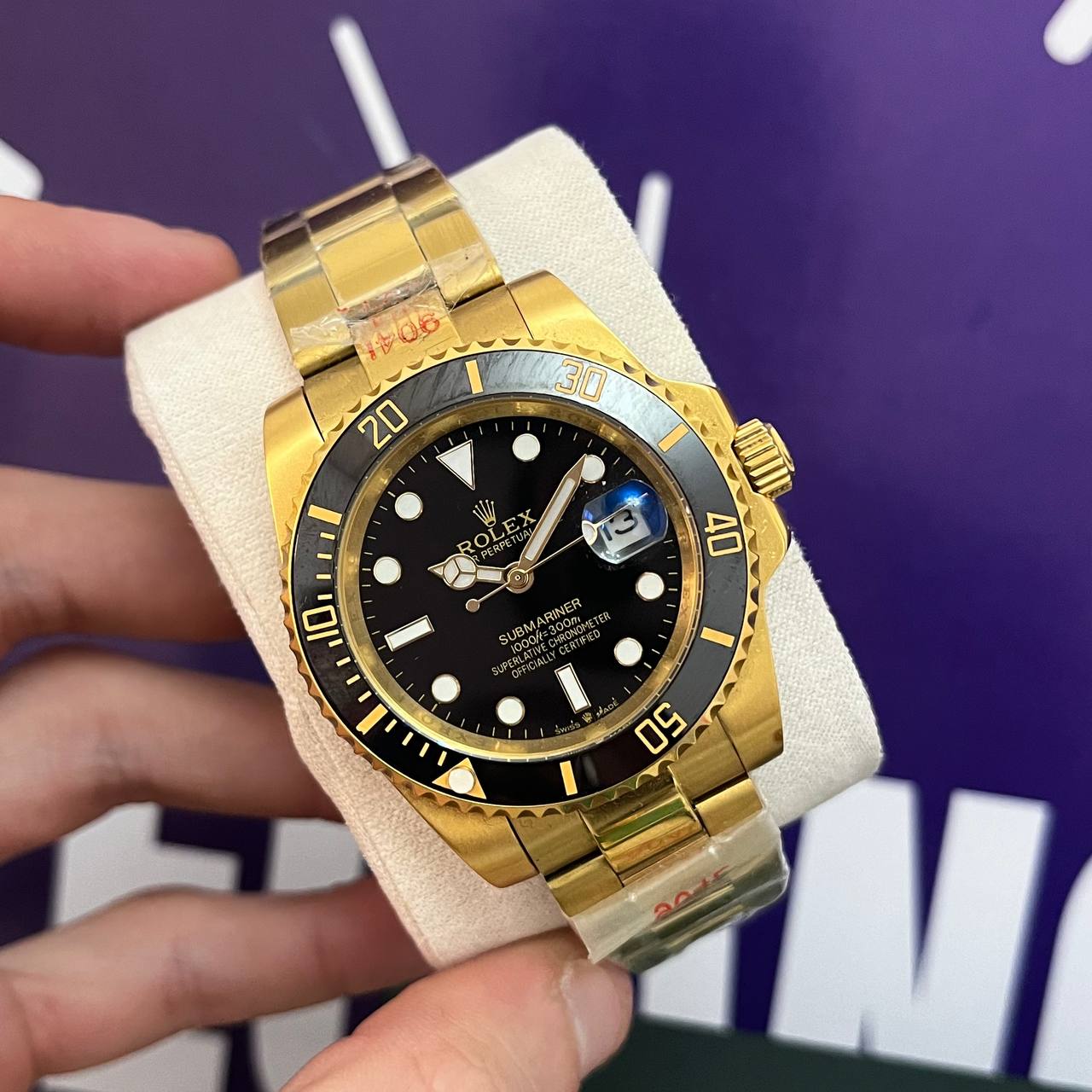 Montre rlx SUB mecanique GOLD AAA