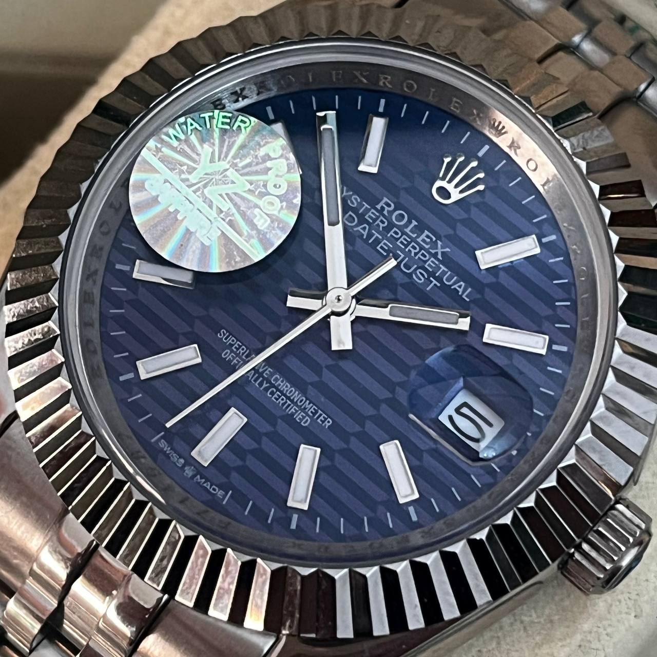 Montre rlx DAYJUST mecanique AAA BLEU