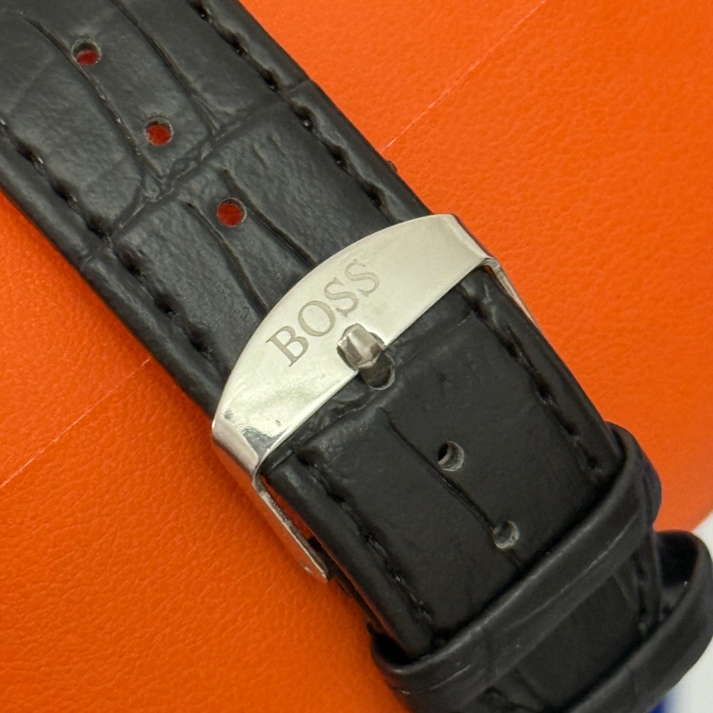 Montre BOSS cuire avec box
