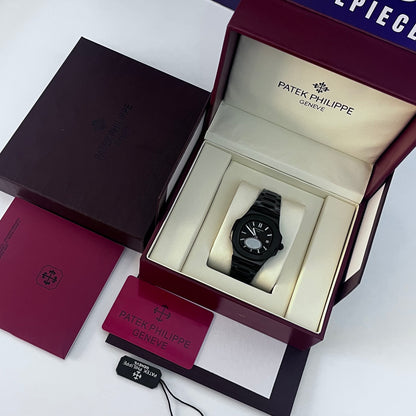 Montre PATEK nautilus mecanique HAUTE GAMME BLACK BLACK