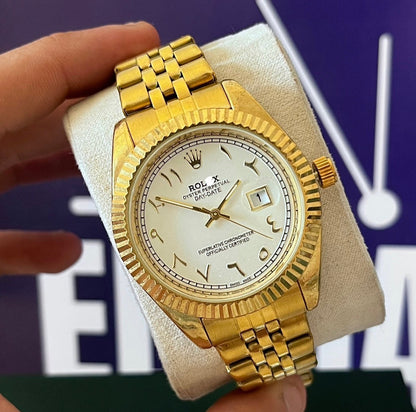 Montre rlx DAYDATE INDIEN NUMBER acier