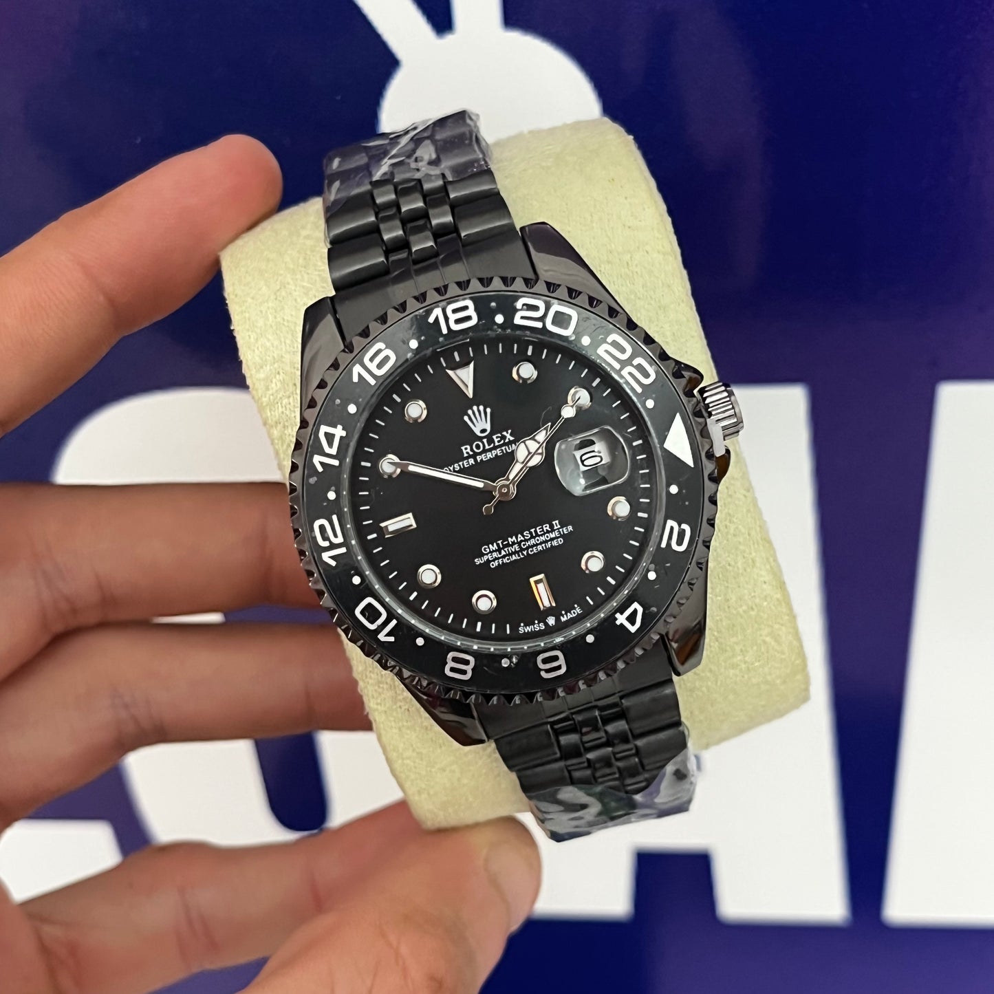Montre rlx GMT BLACK BLACK