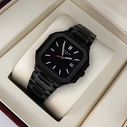 Montre PATEK CAP mecanique HAUTE GAMME NOIR