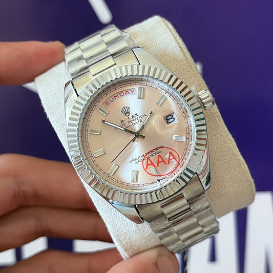 Montre rlx DAY SILVER..