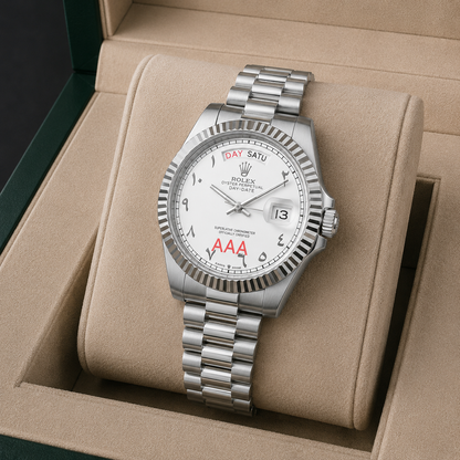 Montre rlx DAYDATE INDIEN NUMBER acier