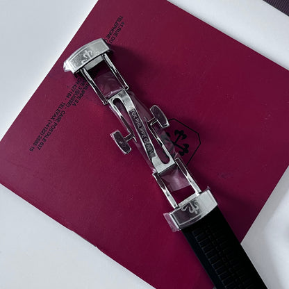 Montre PATEK nautilus SILICONE NOIR mecanique HAUTE GAMME
