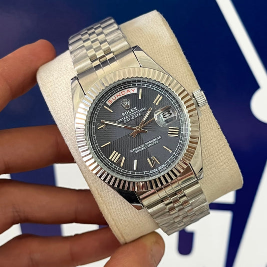 Montre rlx daydate bleu nuit jub