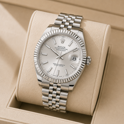Montre rlx DATE DIAL BLEU mecanique HAUTE GAMME