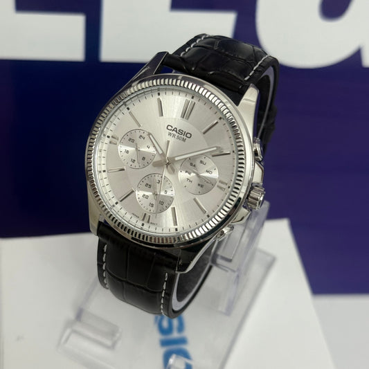 CASIO MTP 5374 CUIRE BLANC