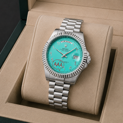 Montre rlx DAYDATE INDIEN NUMBER acier