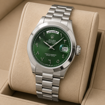 Montre rlx ARABIC DIAL GREEN mecanique HAUTE GAMME
