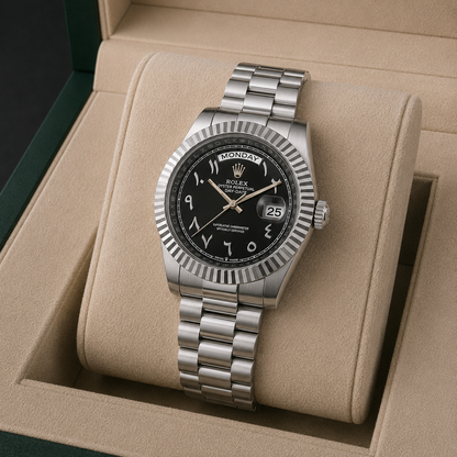 Montre rlx DAYDATE INDIEN NUMBER acier