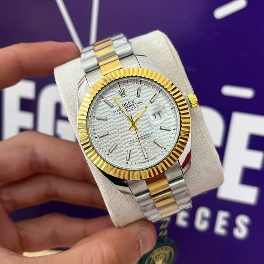 Montre rlx DATEJUST BRACELET PRINCE 2T BLANC