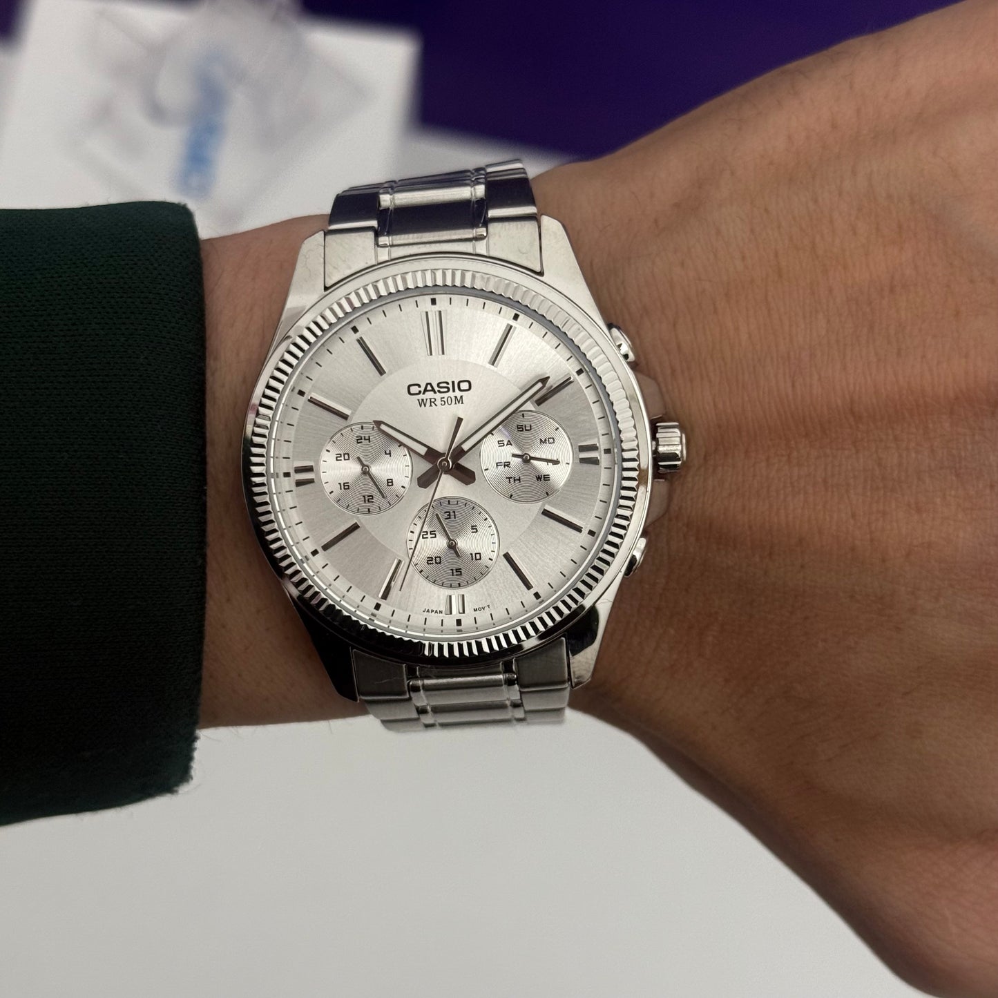 CASIO MTP 5374 BLANC ORIGINAL