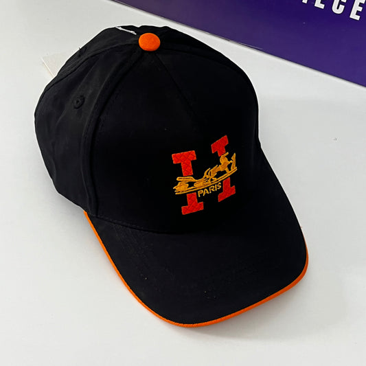 Casquette hermes noir orange 🇨🇳