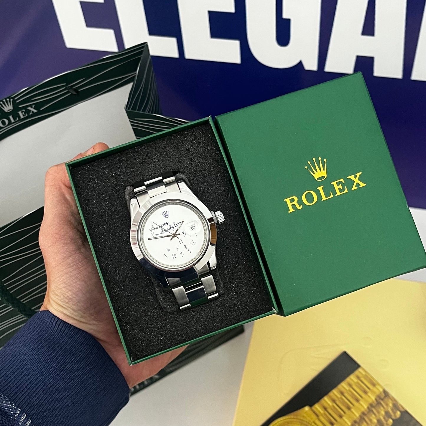 Montre rlx Who cares? Im already late