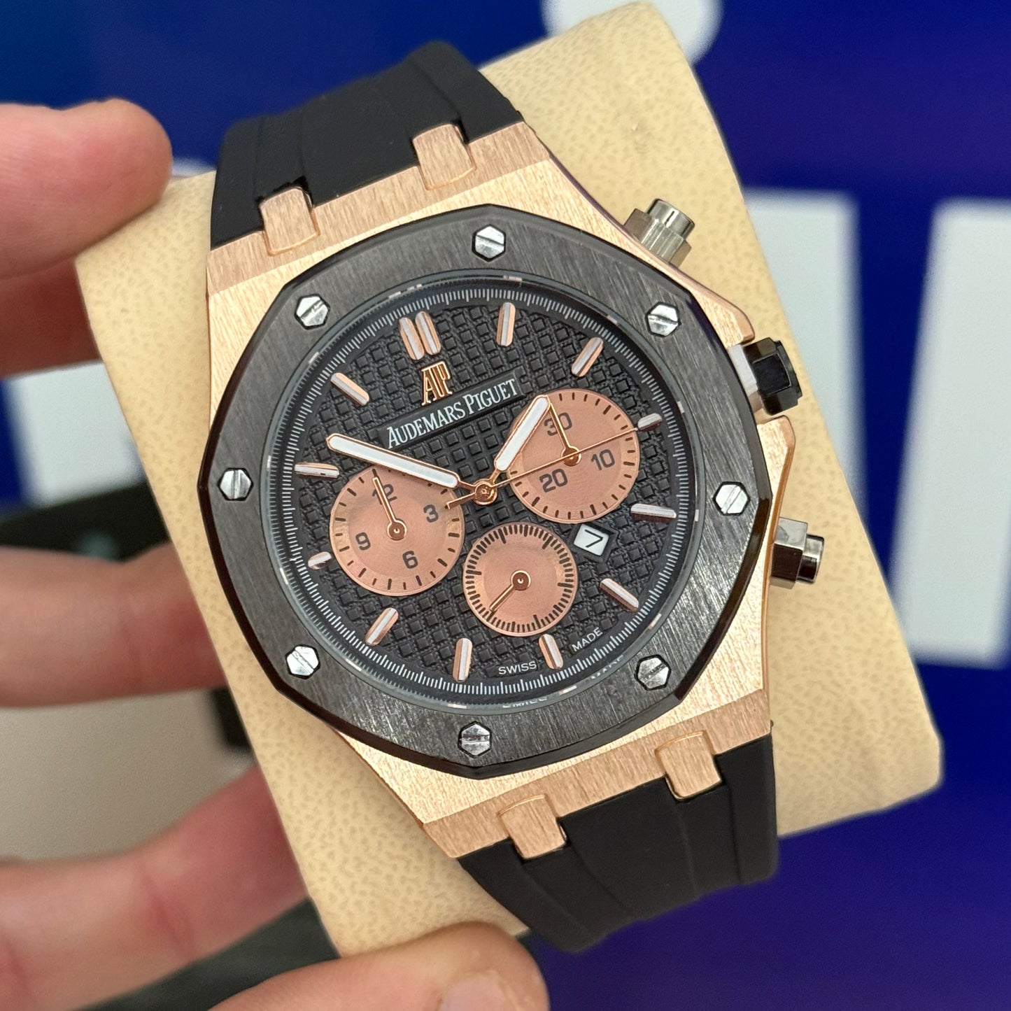 Montre ap style crono silicone
