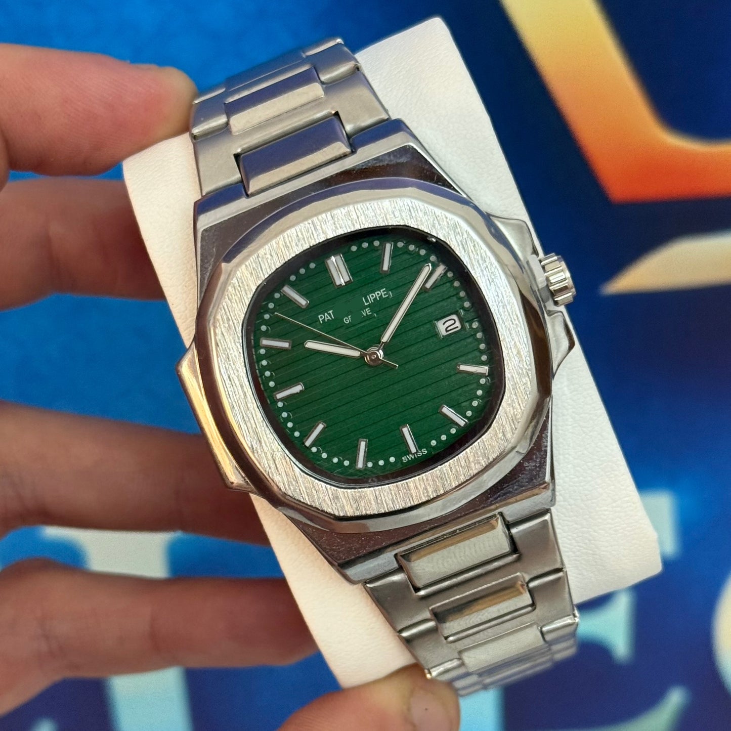 Montre patek stainless steel 2