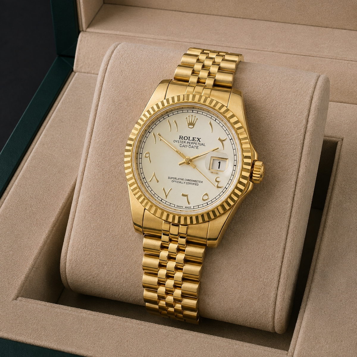 Montre rlx DAYDATE INDIEN NUMBER acier